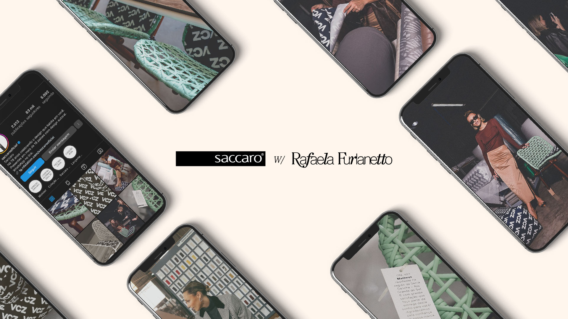 Saccaro + Rafaela Furlanetto = Match de Sucesso