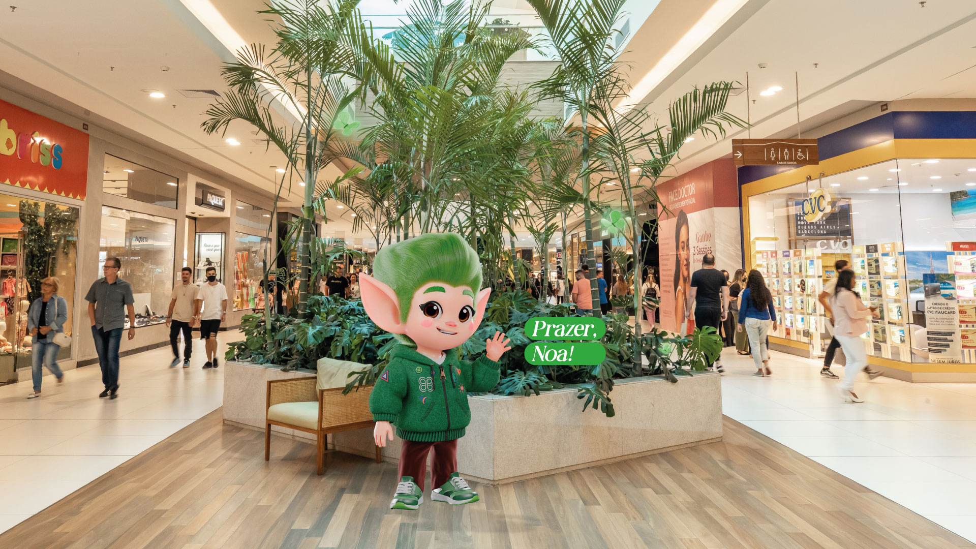 Noa: o mascote encantado do ParkShopping Canoas